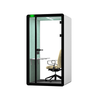 Cabine téléphonique insonorisée professionnelle pour bureau, studio acoustique musical, salle de réunion, espace privé