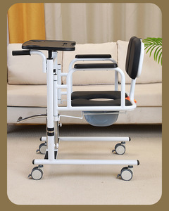 Silla de Ducha Portátil Moderna MSMT <span class=keywords><strong>para</strong></span> <span class=keywords><strong>Ancianos</strong></span> y Personas con Discapacidad, Cómodo Asiento con Inodoro y Orinal, Equipo de Seguridad, Capacidad de 120 kg, Altura Ajustable, <span class=keywords><strong>para</strong></span> Baño - Product Image 3