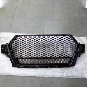 Nueva Parrilla Delantera Negra de ABS de Alta Calidad PNB para Audi Q7 4M, Actualización 2016-2019, Marco Inferior Estilo Panal RSQ7 - Product Image 2