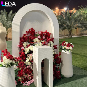 Decoraciones LEDA para Fiestas de Cumpleaños y Bodas, Nuevo Diseño, Soporte Acrílico Arqueado, Accesorio de Fotografía, Fondo Arqueado 3D - Product Image 3