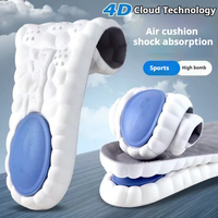 Semelles Zoom Air en mousse à mémoire de forme pour chaussures, semelles de soutien de la voûte plantaire en PU de qualité pour chaussures de course pour hommes, semelles souples pour chaussures