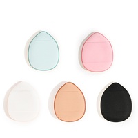 DailyQueen Visage Maquillage Doigt Pointe Bouffée Beauté petit Fond de Teint Poudre Blush Blender Doigt poudre bouffée
