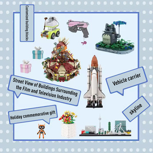 Bloques de Construcción, Fabricante Profesional, Minifiguras Grandes y Pequeñas Personalizadas, Juguete de Construcción de Plástico ABS, 0-24 Meses - Product Image 1
