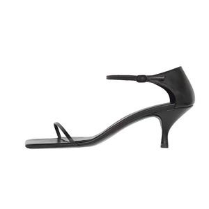 2026 Summer Elegant Open Stilettos Comfortable Square Simple One-strap High Heel for Women Outdoor Suitable Medium Heels - Product Image 2