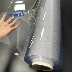 Upright China proveedor bajo precio tinte azul transparente Super claro <span class=keywords><strong>PVC</strong></span> para cortina y embalaje - Product Image 1