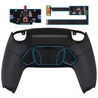 Kit de remappage EXtremeRate Rise4 avec poignée caoutchoutée pour manette PS5 BDM 010 & BDM 020