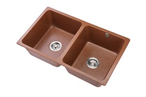 JM209 ejecución agradable piedra <span class=keywords><strong>de</strong></span> cuarzo material plato doble fregadero <span class=keywords><strong>de</strong></span> la <span class=keywords><strong>cocina</strong></span> - Product Image 6