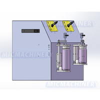 Machine de remplissage semi-automatique pour boissons gazeuses, jus, bière en canettes d'aluminium, remplissage manuel