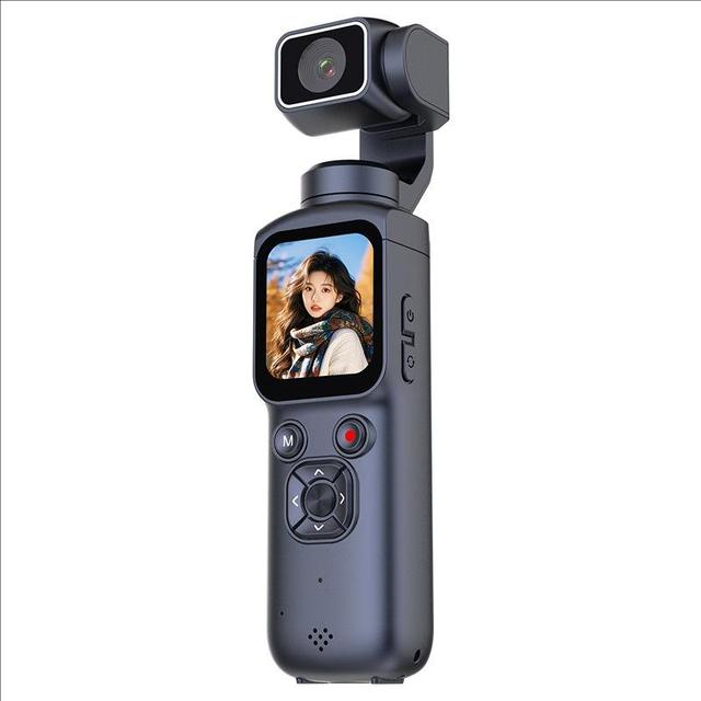 New Sports Action Camera Face Tracking 4K Ultra HD Handheld Camera 1.72inch Touch Screen WIFI Vlogging 64MP 360 Degree Auto
