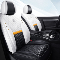 Housse de siège de voiture universelle pour 90% des berlines SUV Cuir durable Réglable Design lion tendance pour la plupart des voitures à cinq sièges