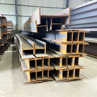Poutre en H en acier au carbone non allié à haute résistance Q235 ASTM A6 A36 A572 A992 Gr50 laminée à chaud, marque OEM pour bâtiment industriel