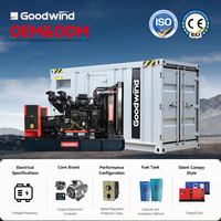 Groupe électrogène diesel super silencieux OEM Goodwind 15 kW 20 kW 220 V avec démarrage à distance et moteur 60 Hz