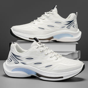 2025 zapatos deportivos informales de moda para hombres, zapatos cómodos de suela blanda para correr, zapatos de malla transpirable - Product Image 3