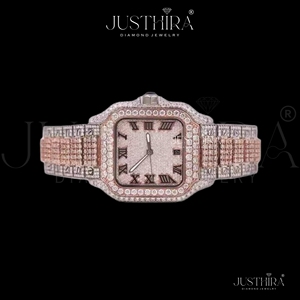 Excellent Quality Luxury Moissanite Diamond Quartz <b>Watch</b> Men Sapphire Glass Stainless Steel Classic <b>Watch</b> Available <b>For</b> Sale - Product Image 5