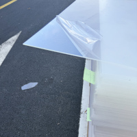 Panel de Lámina Acrílica Rectangular Transparente de Alta Calidad, 8mm, 12mm, 18mm, 40mm de Grosor, 4ft x 8ft, 4ft x 10ft, Venta al Por Mayor de Fábrica