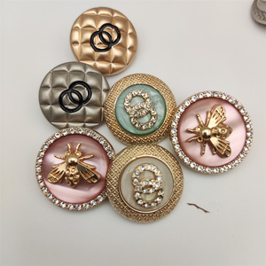 Thủ Công Mỹ Nghệ Vòng Hình Dạng Khác Nhau May Nguồn Cung Cấp Vải DIY Kim Loại Bao Phủ Logo Nút - Product Image 2