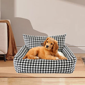 Weiches Plüsch Hundestooth Stoff Welpen kleines Hund und Katze-Bett - Product Image 5
