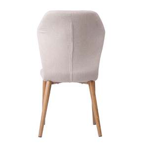 Muestra gratis con recubrimiento de polvo de <span class=keywords><strong>Angie</strong></span> estilo escandinavo muebles de la habitación 8 de madera maciza oro Silla de comedor para Catering comedor - Product Image 5