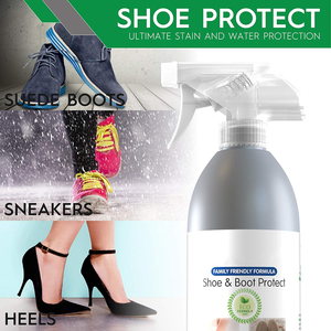 Spray <span class=keywords><strong>nettoyant</strong></span> imperméabilisant pour chaussures en <span class=keywords><strong>cuir</strong></span> <span class=keywords><strong>professionnel</strong></span> de qualité supérieure avec formule naturelle 500ml - Product Image 2