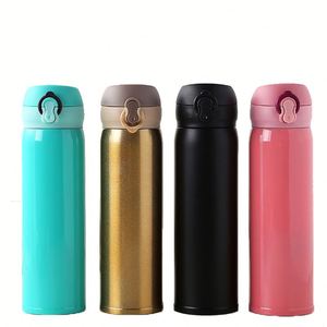 Vaso Infantil de 500 ml, Acero Inoxidable 304, Aislado, con Tapa Abatible y Cierre de Seguridad, para la Escuela y Deportes al Aire Libre - Product Image 3