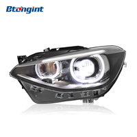 Nouveau 12V pour 12-14 pour Série 1 F20 Modification de l'assemblage des phares avec lentille de feux de jour à LED Angel Eye haut de gamme