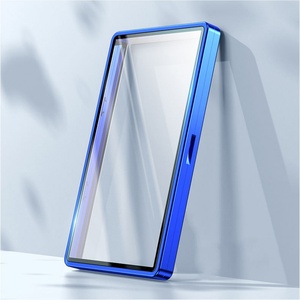 New Style Aluminum <b>Framed</b> Trading Card Slab Case UV Protection Tempered Glass Display Holder for Sports Cards - Product Image 1