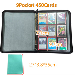 Nouvelle conception, écologique, imperméable, PVC et PU, classeur <span class=keywords><strong>de</strong></span> <span class=keywords><strong>cartes</strong></span> <span class=keywords><strong>Pokémon</strong></span> à 9 poches, <span class=keywords><strong>album</strong></span> <span class=keywords><strong>de</strong></span> <span class=keywords><strong>cartes</strong></span> <span class=keywords><strong>de</strong></span> baseball - Product Image 4