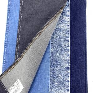 Alta calidad Buen algodón jrans telas 2% spandex <span class=keywords><strong>T</strong></span> tela de mezclilla elástica textil jeans de mezclilla para hombres
