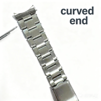 Bracelet de montre en acier 904L brossé argenté de haute qualité, vintage, LOGO 19 mm 20 mm, bracelet Oyster pour Rolex homme 1501 6694 1680 15210