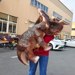 Giáng sinh món quà khủng long animatronic tay con rối cho trẻ em bé khủng long để bán - Product Image 3