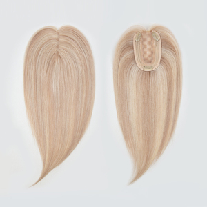 Hot Sell Women's Silk Base Closure Russian Straight Mono Base <b>Full</b> Volume Clip-on <b>Lace</b> Toupper Hair Extensions - Product Image 3