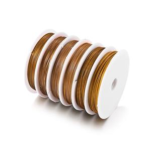 <span class=keywords><strong>Fil</strong></span> de cordage de perles 0.3-0.8mm résistant à l'usure ligne forte en acier inoxydable queue de tigre <span class=keywords><strong>fil</strong></span> de perles pour la fabrication de bijoux à bricoler soi-même trouver - Product Image 2