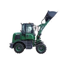 Minipala caricatrice frontale TL908 in offerta speciale con motore e pompa, potenza 37KW, capacità di carico 1000kg per fattoria e giardino