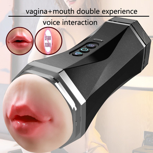 Jouets de masturbation orale et vaginale 2 en 1, Pocket Pussy, masturbateur masculin réaliste à double tête 3D pour hommes - Product Image 4