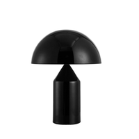 Lampe de table champignon minimaliste moderne pour salon chambre modèle maison lampe de chevet en métal personnalisée