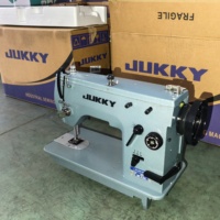 Machine à coudre industrielle JUKKY 20U33 avec table, point zigzag, aiguille simple, plate, haute vitesse