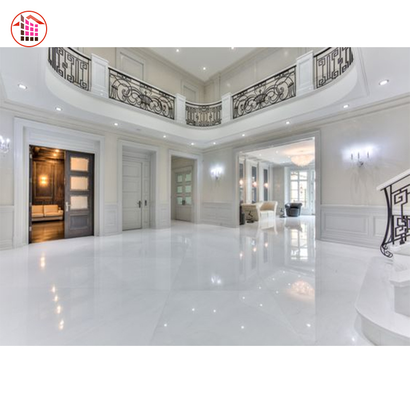 Crystal White Marble Natural Superior White Marble Tile Flooring Slab Natural Stones Tiles Pure Crystal White Marble