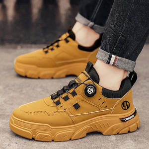 Calzado de Trabajo Transpirable a la Moda para Hombre, con Suela Gruesa, Impermeable, Ligero, de Corte Bajo, Casual, para Correr, con Sistema Giratorio - Product Image 4