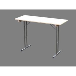 Tavolo Alto Longline 160x60x110 cm, Abete, Acciaio Inossidabile - Product Image 1