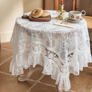 Elegante Tovaglia <span class=keywords><strong>in</strong></span> <span class=keywords><strong>Pizzo</strong></span> Stile Francese Vintage, Design Circolare e Rettangolare per Tavoli <span class=keywords><strong>da</strong></span> Pranzo/Caffè - Lusso Leggero per Hotel di Marca - Product Image 2