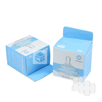 Boîte pliante en papier de carte blanche personnalisée OEM/ODM pour emballage de mamelon en silicone à large ouverture avec matériaux écologiques et fente européenne