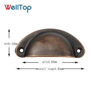 Mutfak kullanımı için dolaplar için üreticinin <span class=keywords><strong>Vintage</strong></span> tarzı bronz çekmece kolu çekme düğmesi 'Jaladeras Para Muebles VT-01.051' - Product Image 6