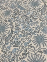 Nappe en coton à imprimé floral indien fait main, décoration de table raffinée, forme rectangulaire, vente en gros