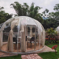 Nouveau dôme mobile en polycarbonate 360 °   Dôme transparent Maison ciel étoilé pour utilisation en station balnéaire Direct