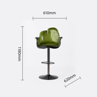 Chaise élégante en résine transparente de luxe JingYue, faite à la main, pour les espaces commerciaux, les hôtels, les salons