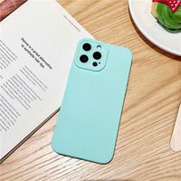 Vente flash 2023 - Nouvelle coque en silicone pour SAMSUNG avec objectif d'appareil photo unique, coque de téléphone couleur bonbon pour S23 S23 PLUS A24 A34 A54 M14 M54