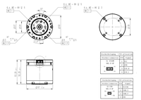 Actionneur rotatif planétaire à aimant permanent sans balais à couple élevé 30 N.m 48 VDC 88 tr/min compact pour les articulations de bras de robot humanoïde, bateau