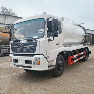 Camion de nettoyage à aspiration Dongfeng 4X2, camion de nettoyage des égouts à haute pression diesel, vente en promotion - Product Image 2