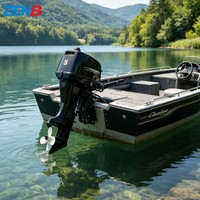 Moteur hors-bord industriel durable MHS 5HP 2 temps à économie de carburant pour Yamaha
