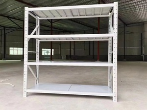 Scaffalature e Ripiani Impilabili, Scaffale Industriale Resistente per Stoccaggio, Unità di Scaffalatura Metallica per Magazzino a 4 Livelli - Product Image 2